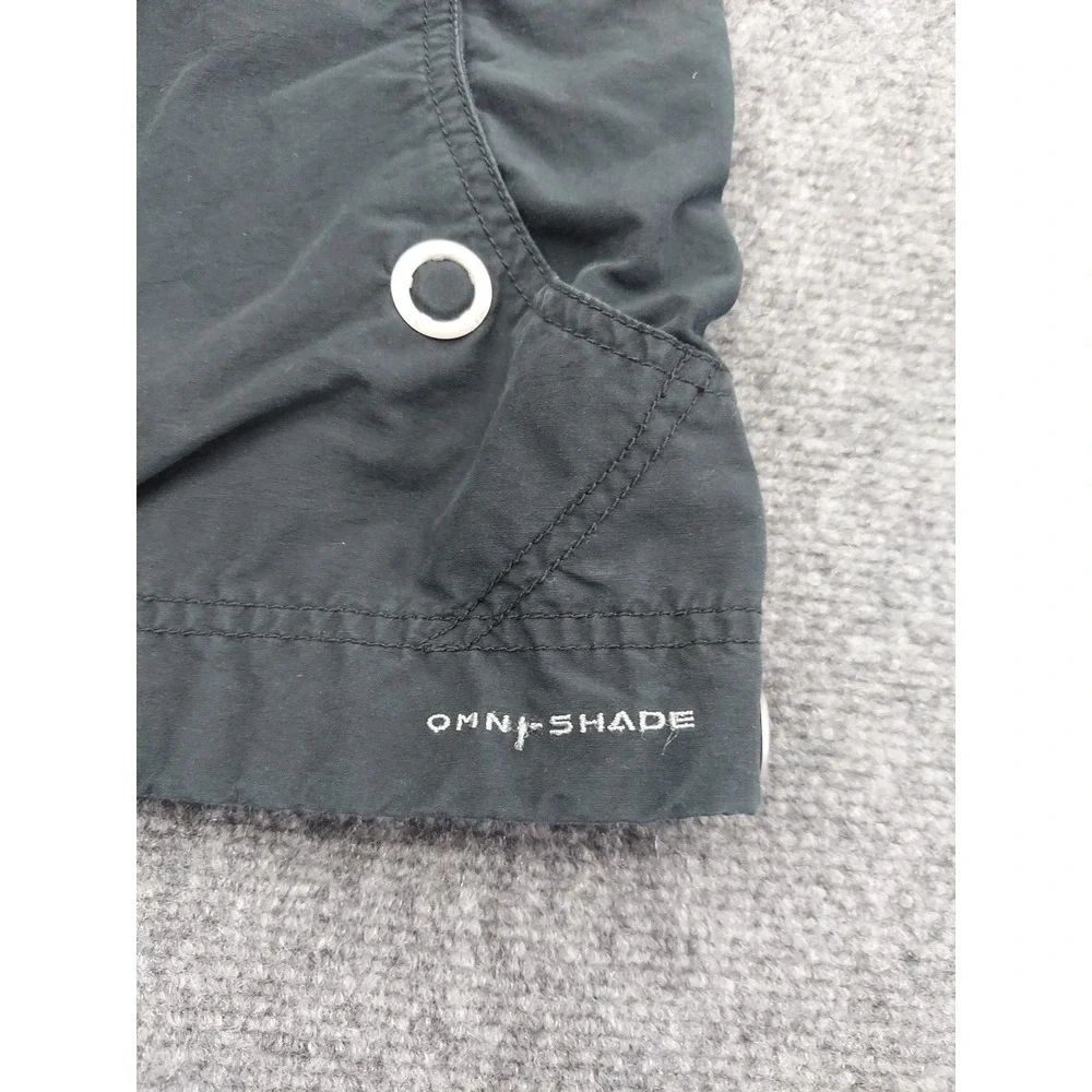 Columbia Omni Shade Vest Women Small Black Full Zip Sleeveless Drawstring Hiking - Picture 6 of 14